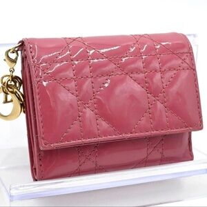 Lady Dior Cannage Trifold Wallet